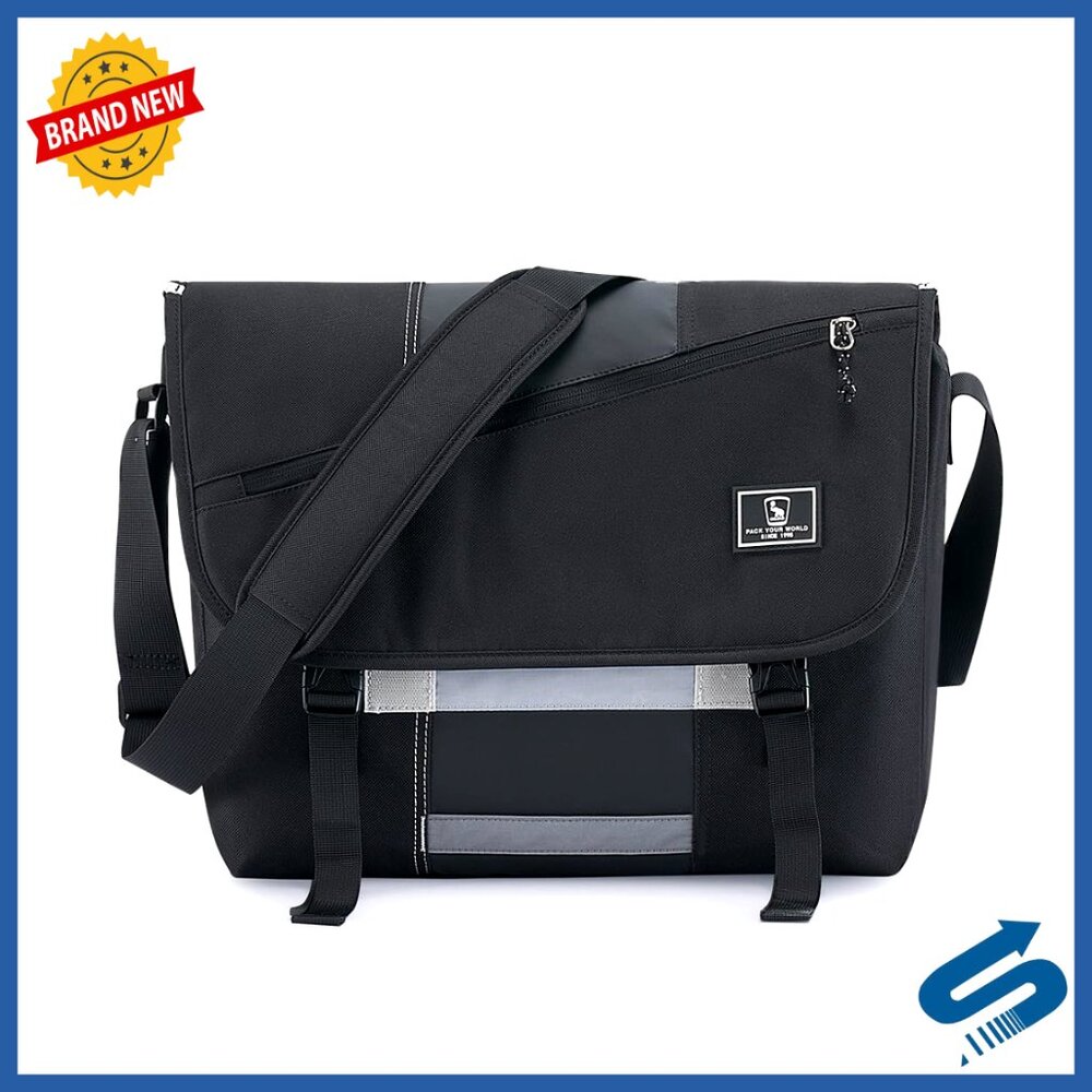 Messenger Bag Crossbody Satchel Shoulder Bag Laptop Compartment Travel Office